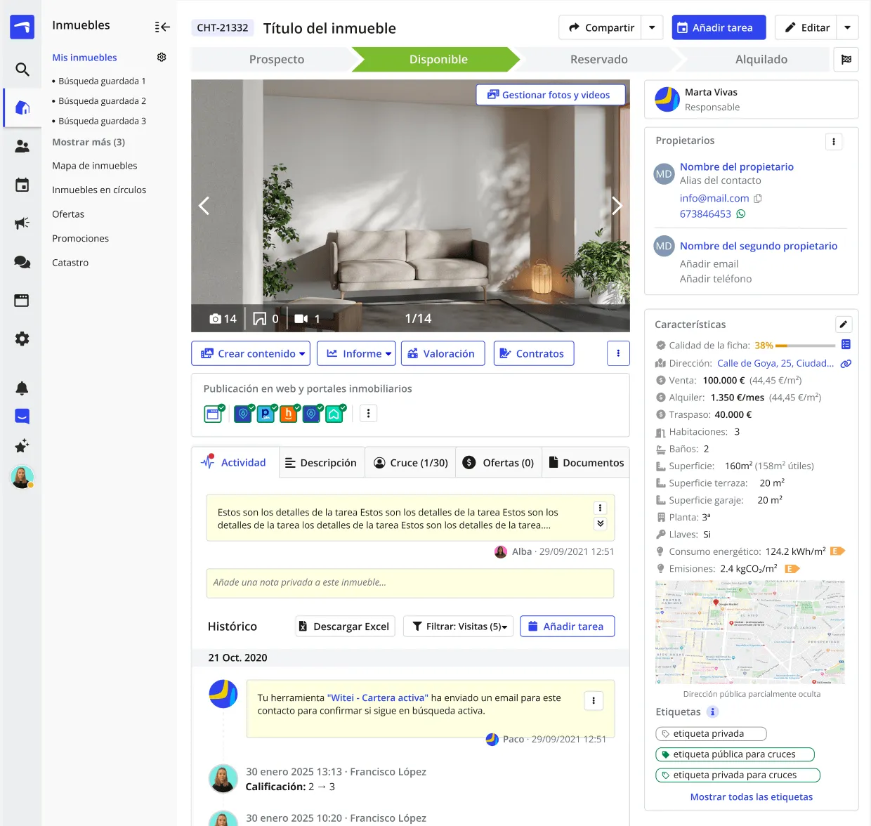 Witei CRM Inmobiliario