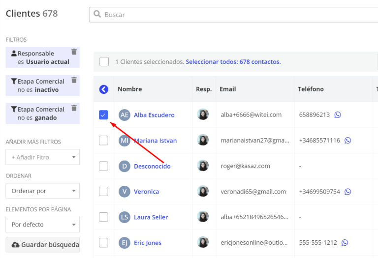 búsqueda en google sobre las campañas de email marketing.
