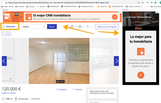 El anuncio de las campañas de intención puede coincidir con el de remarketing en ocasiones, pues la audiencia es diferente pero el producto es el mismo.