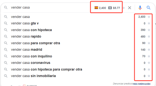 resultados de busqueda de google