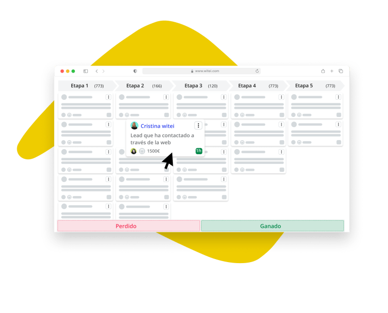 Sales funnels for marketing teams in Witei
