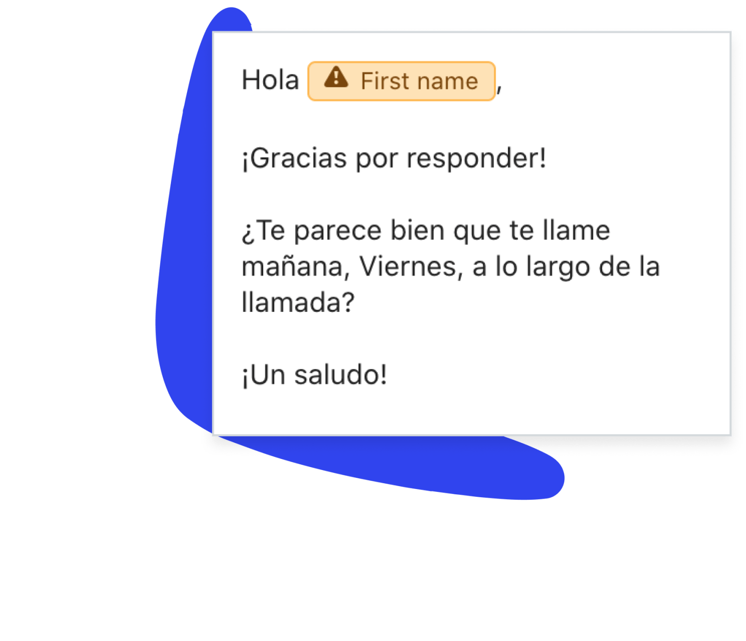 plantilla de mensaje 3