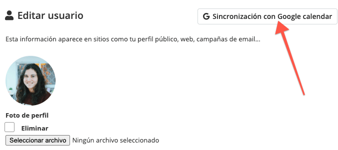 cómo sincronizar google calendar con Witei