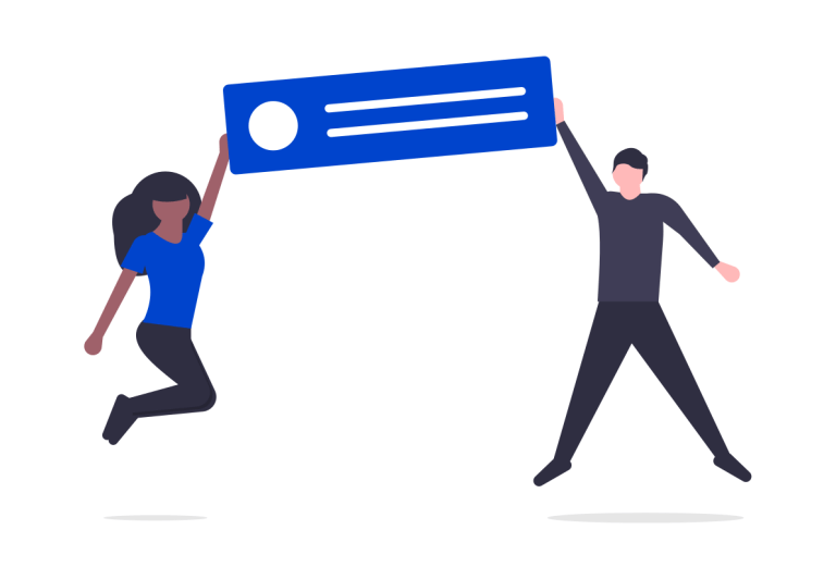 undraw happy announcement ac67